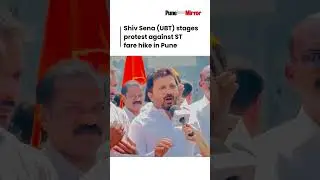 Shiv Sena UBT stages protest against ST fare hike in Pune