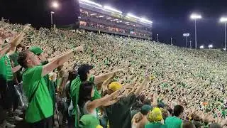 2022 Oregon Ducks Stanford Sing a long Sweet Caroline