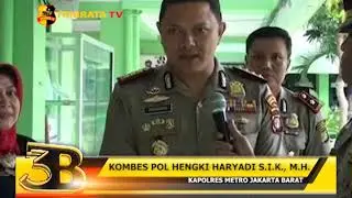 KUNJUNGAN KAPOLRES METRO JAKARTA BARAT KOMBES POL HENGKI HARYADI KE SMK N 13 JAKBAR