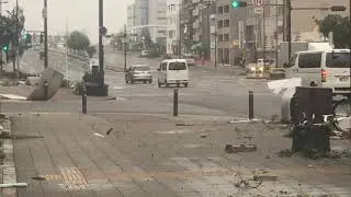 Typhoon Jebi In Osaka
