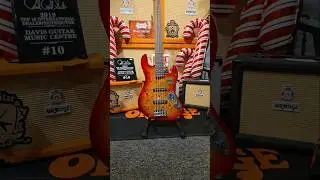 Bacchus WJB5-BP/Act RD-B Red Burst 5-String Active Bass Guitar Davis Guitar Music Centre Singapore