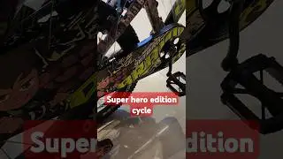 dekho Super hero print on cycle aur bahut kam rate pe #firefoxcycle #mtbreview #bicycle #shorts