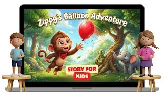 Monkey Funny | Zippy Learns Teamwork When His Balloon Gets Away | Monkey Cartoon