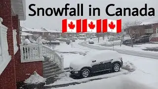 Snowfall in Canada | malton | Toronto | #canada