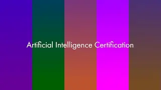 Artificial Intelligence Certification