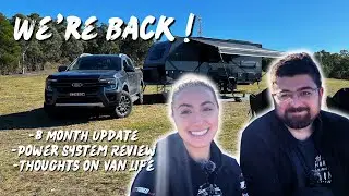 There's some things we want to change on our van! | 8 Month Caravan Review