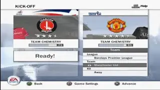 FIFA 08 Чарльтон Атлетик против Манчестер Юнайтед Геймплей PCSX2