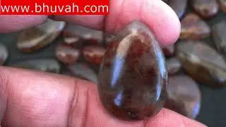 cherry quartz stone gemstone natural healing cabochon