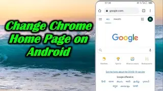 Change Chrome Homepage on Android