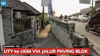 UTY ke UGM via Jalur Dalam - Paving Blok Urban Gravel dengan Twitter Gravel | Cycling POV | MauGowes