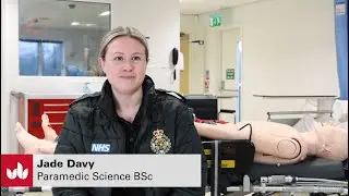 Hear from Jade Davy, Paramedic Science BSc (Hons)
