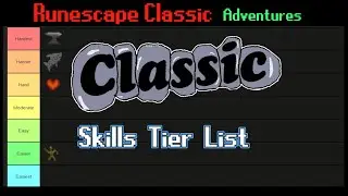 [RSC] RuneScape Classic Skills Tier List