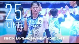DINDIN SANTIAGO MANABAT&rsquo;S 25 points vs. Cignal | HIGHLIGHTS | PSL AFC 2019