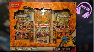 ASMR Pokemon Charizard Premium Collection Box (Whisper Unboxing)