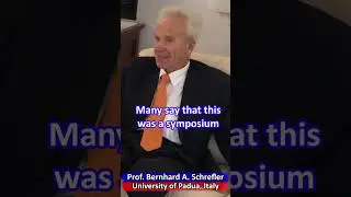 Prof. Bernhard Schrefler, University of Padua, Italy on FLOGEN SIPS unique nature