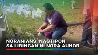 Noranians nagtipon sa Libingan ng mga Bayani para sa misa ni Nora Aunor | ABS-CBN News