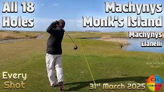 18 Holes at Machynys Monk's Island Resort. Every shot golf vlog from the Nicklaus designed course
