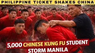 Filipino Ticket Shakes China - 5,000 Kung Fu Student Storm Manilla to learn Filipino Martial Arts.