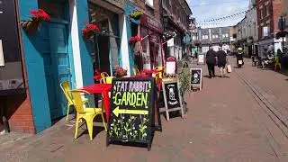 Oswestry Shropshire UK 4k Summer 2022 walk around town centre live. #travel #shropshire #walking