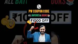 All Batches & Store - PW Discount Coupon 2025🔥