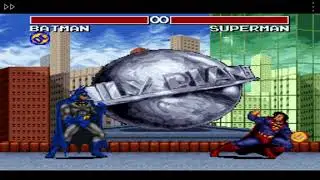 Let's play Justice league task force for the snes Batman vs Superman 