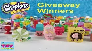 Shopkins Giveaway Winners Announcement | 25 Days & Paul vs Shannon | PSToyReviews