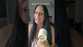 Portable Misting Fan for Summer Heat Relief