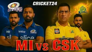 MI vs CSK in Cricket 24 – Epic Rivalry REIGNITES in Style! 💥🏏