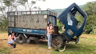 The genius girl's challenge Restarting a KIA car that has been abandoned by its owner for many years
