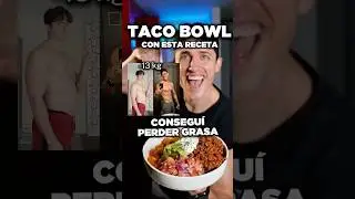 Taco bowl con esta receta perd&iacute; 13 kg