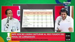 &iexcl;INCRE&Iacute;BLE! Reo fugado de Lurigancho sigue libre y el INPE no lo encuentra #bethelnoticias