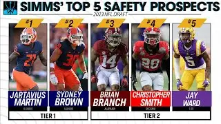 NFL Draft 2023 rankings: Analyzing top five safety prospects | Chris Simms Unbuttoned | NFL on NBC