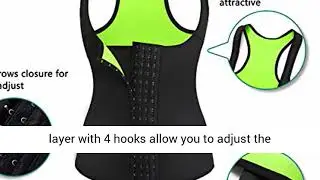 Women Waist Trainer Corset Weight Slimming Neoprene Sauna Sweat Vest Workout Body Shaper Tank Top