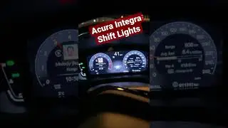 Подсветка переключателей передач Acura Integra 2023 года! #acura #integra #savethemanuals #ASpec