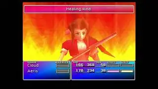 FINAL FANTASY VII Cloud and Aeries Battle The Monsters !!!