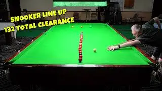 132 Total Clearance So SMOOTH! #snooker #8ballpool #shorts #billiards #fun