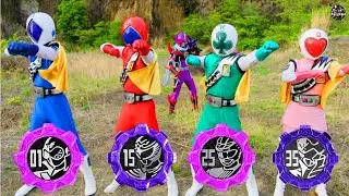 【機界戦隊ゼンカイジャー】All Dark Sentai Gears Henshin HQ (45 Super Sentai Version) Kikai Sentai Zenkaiger