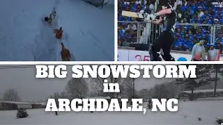 Big Snowstorm in Archdale NC