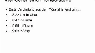 IG T&ouml;sstallinie fordert zus&auml;tzlichen Zug am Morgen