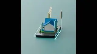 3D Low Poly House For E Commerce