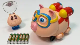 Unboxing Electric Military Missile Car,RC Spray Pig,Electric Watermelon Prince,RC Light Police Car