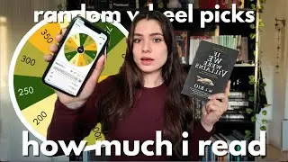 letting a RANDOM WHEEL decide how many pages I read 😳📖 reading challenge