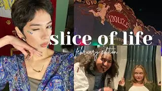 slice of life | valentine's day, movie nights, and lots of drinks !