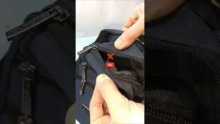 How to Mend a Zipper on a Bag or Clothes #shorts #diy #tips #zipper #fix