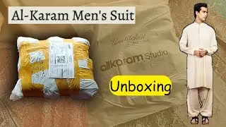 👔 Trending Men's Suit Unboxing 2023 | Al-Karam Studio | Ali Abbas Unboxing