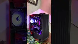 A build in the @sharkoon VK3 case #pcgaming #rgbpcbuild #gaming #rgbpc #gamingpc