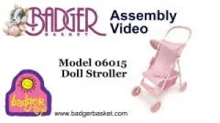 Сборка складной коляски для кукол Badger Basket 06015