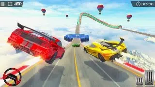 Mega Ramp Car Stunt Gameplay 🔥 | Realistic Crashes & Extreme Jumps#cargame 