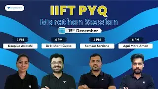 IIFT 2022 | 2016 PYQs Marathon | Subject Wise Preparation