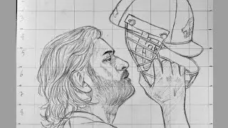 Ms Dhoni sketch #msdhoni #hanumanart #art #sketch